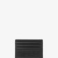 Hudson Embossed Pebbled Leather Tall Card Case
