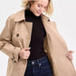 Women's Short Double-Breasted Trench Coat