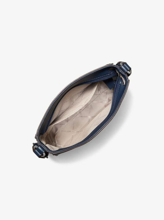 Jet Set Small Signature Logo Stripe Crossbody Bag