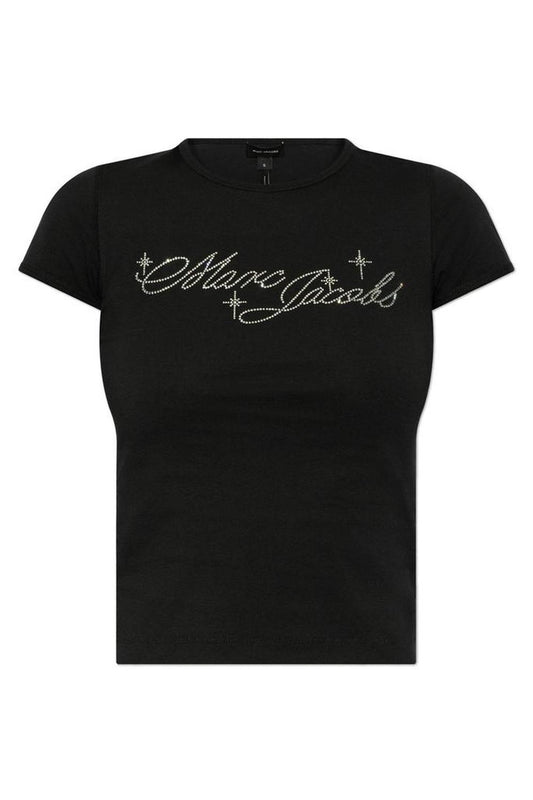 Marc Jacobs Charm Logo Shrunken T-Shirt