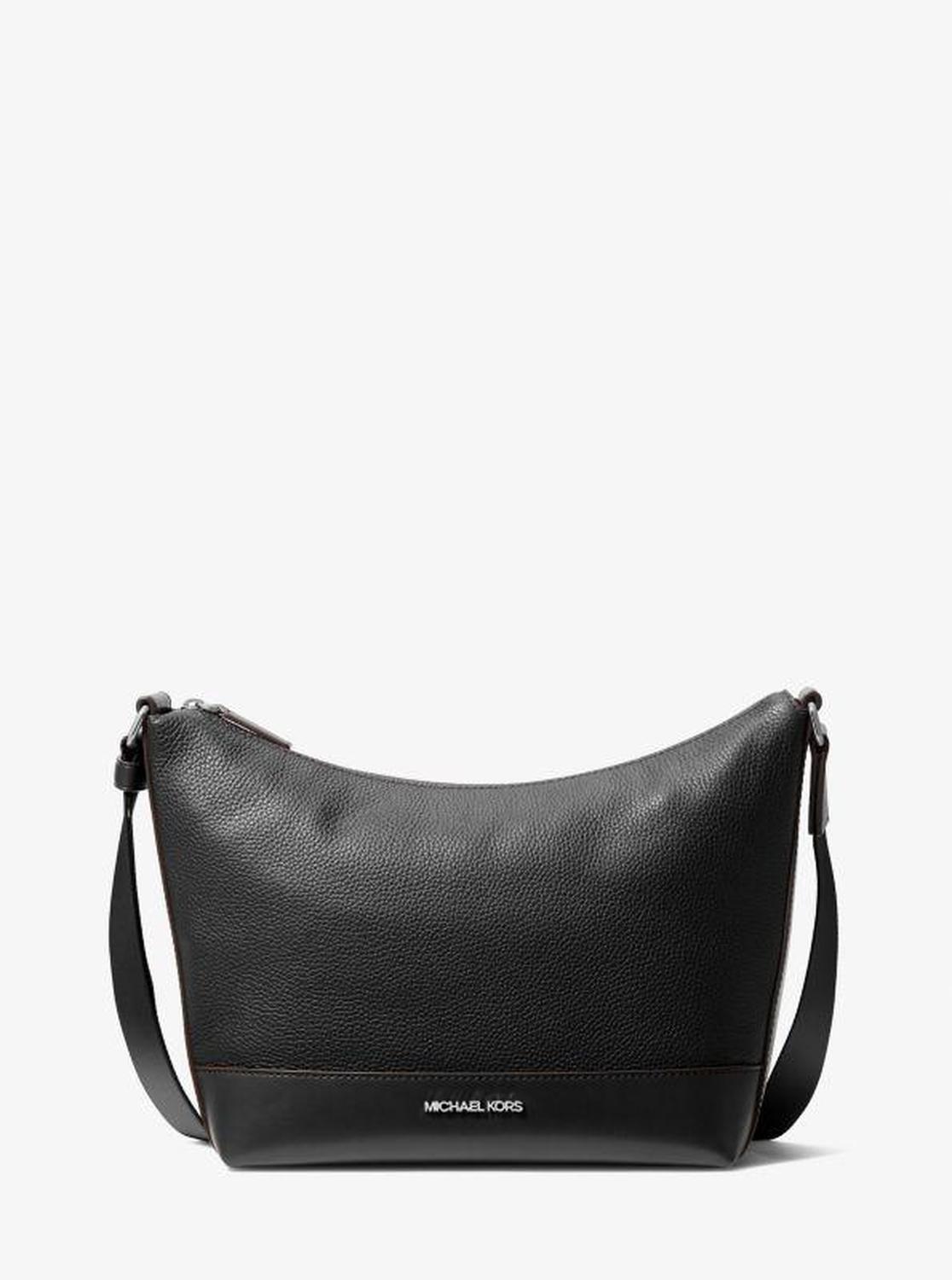 Cooper Pebbled Leather Crescent Bag