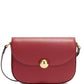 Structured Burgundy Crossbody Bag