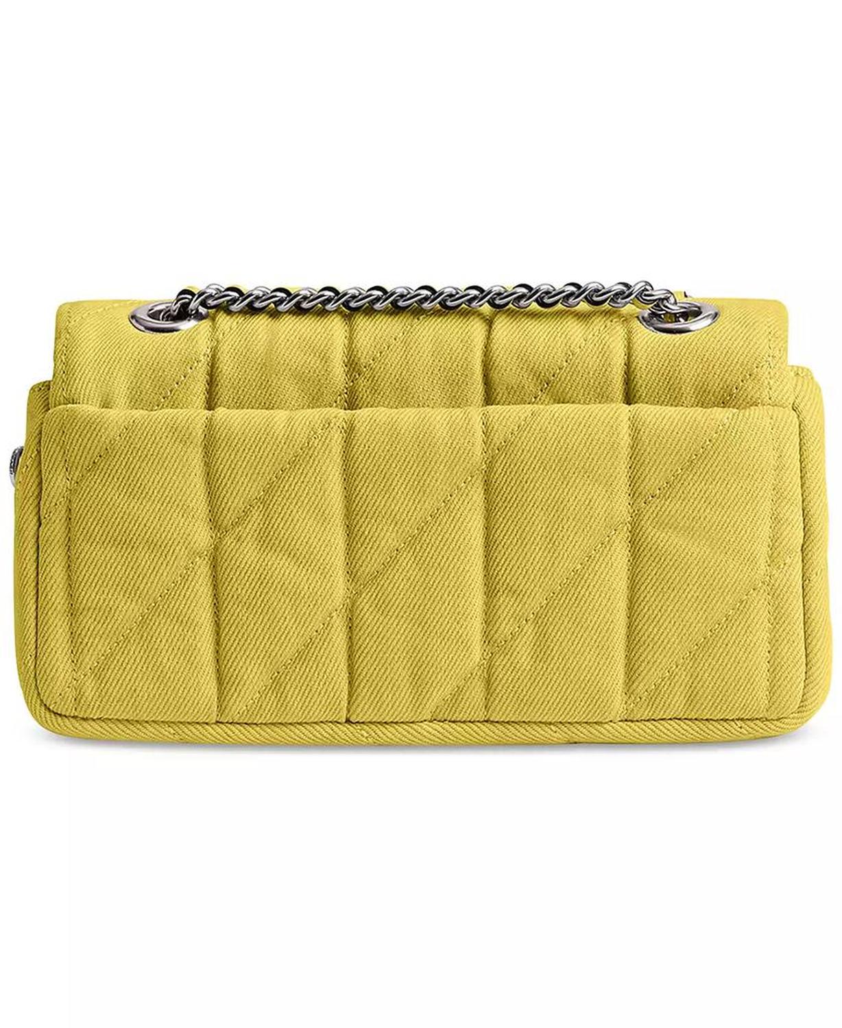 Tabby 20 Quilted Denim Shoulder Bag