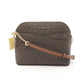 Coated Canvas Leather Shoulder Bag Weekend Bag (Pre-Owned)