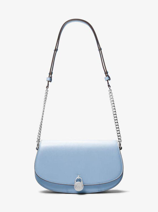 Mila Medium Leather Messenger Bag