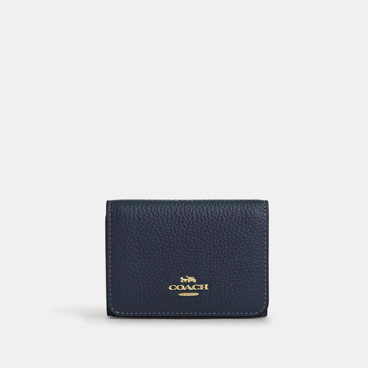 Card Holder Wallet In Signature Canvas With Cherry Print