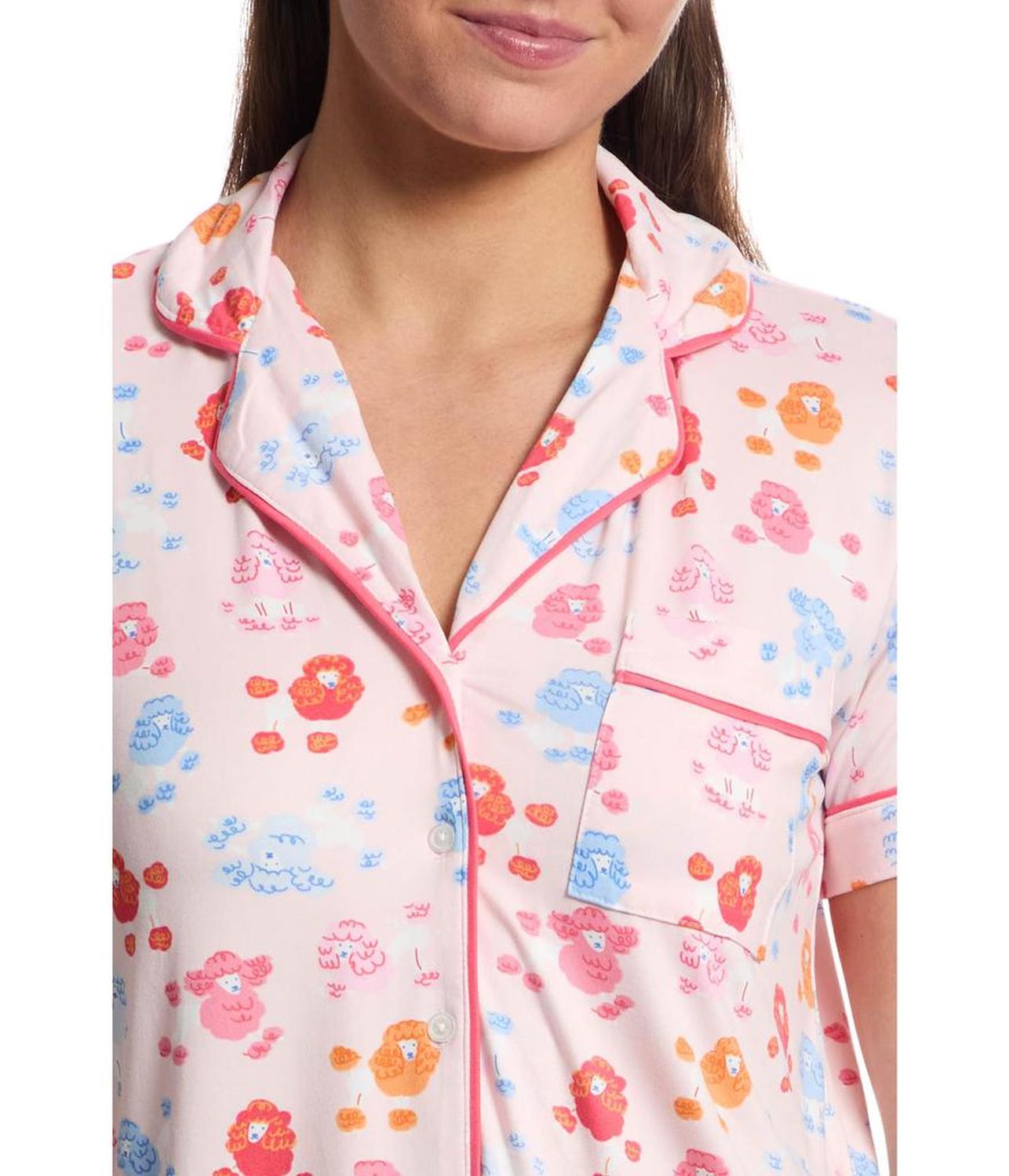 Short Sleeve Boxer PJ Set