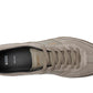 Suede Leather Block Low Profile Sneakers