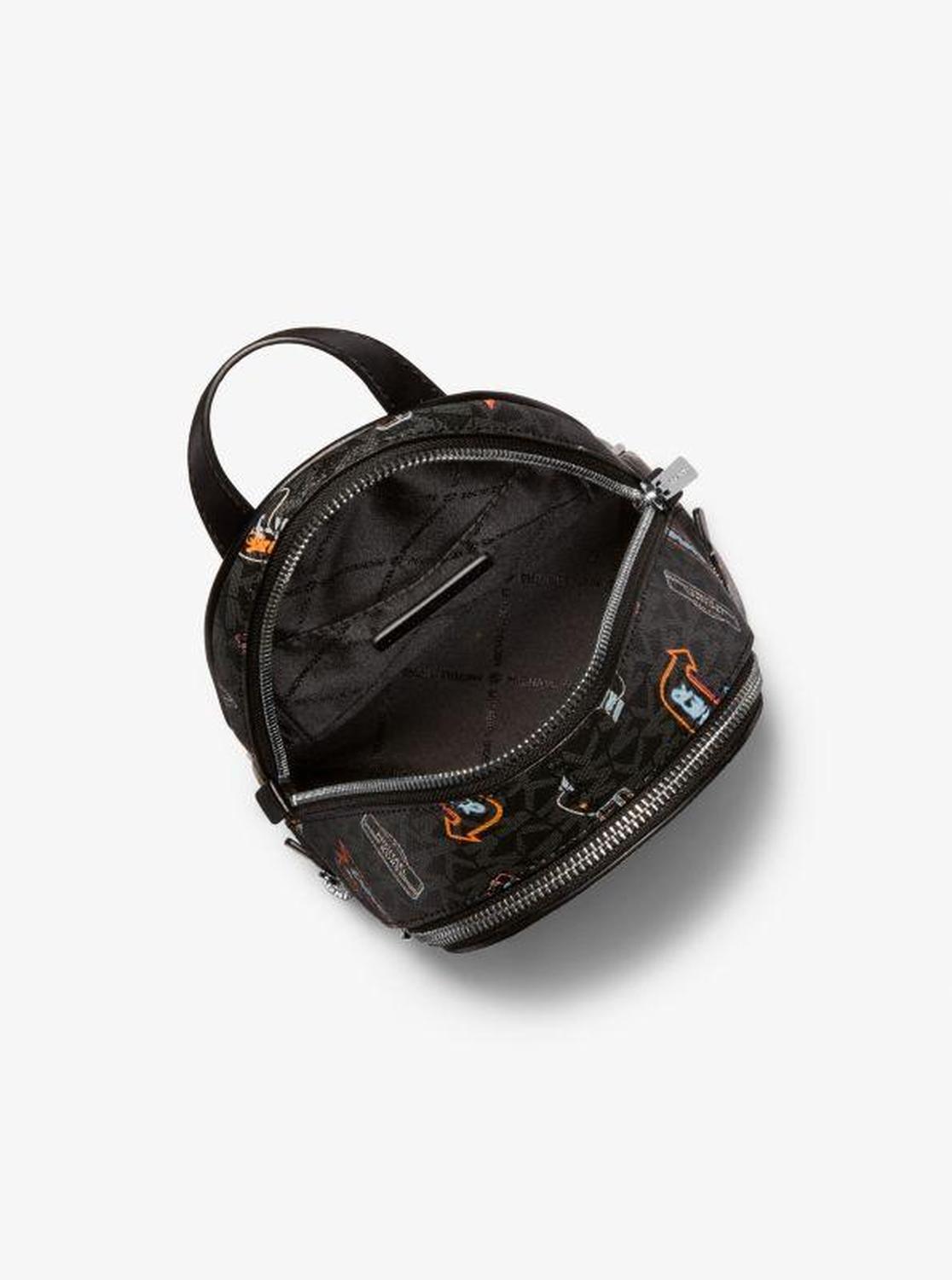 Rhea Extra-Small Printed Signature Logo Backpack