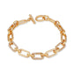 Gold-Tone Crystal Link Toggle Bracelet