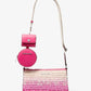 Jet Set Small Ombré Straw Crossbody Bag with Case for Apple Airpods Pro®
