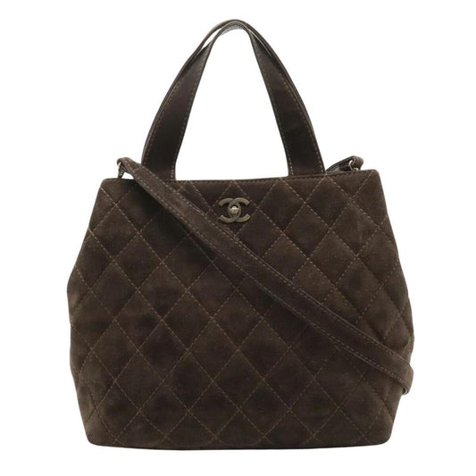 Chanel 2,55  Suede Tote Bag (Pre-Owned)