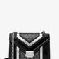 Whitney Medium Signature Logo and Metallic Shoulder Bag