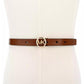 Logo Skinny Leather Belt