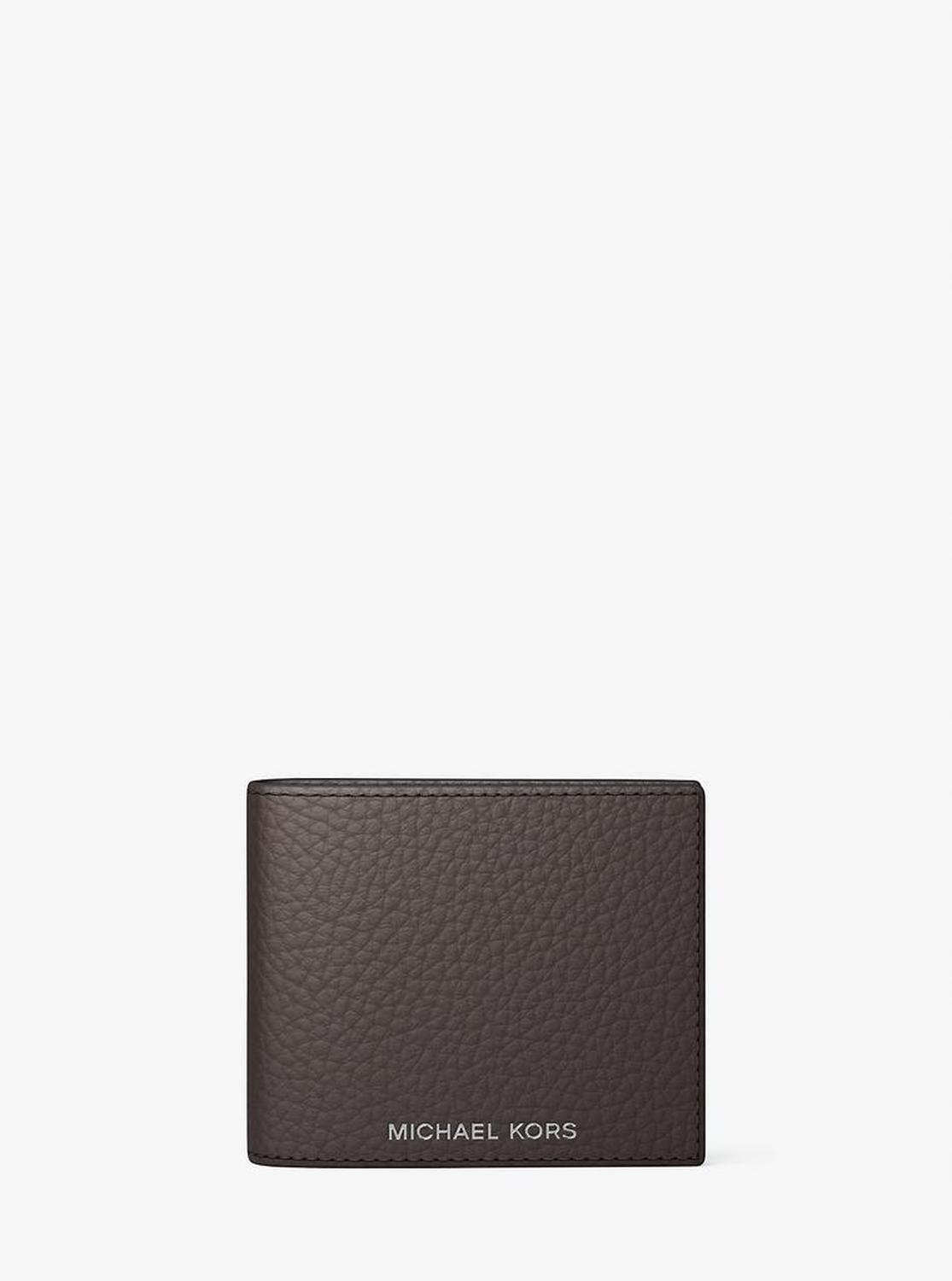 Hudson Pebbled Leather Billfold Wallet
