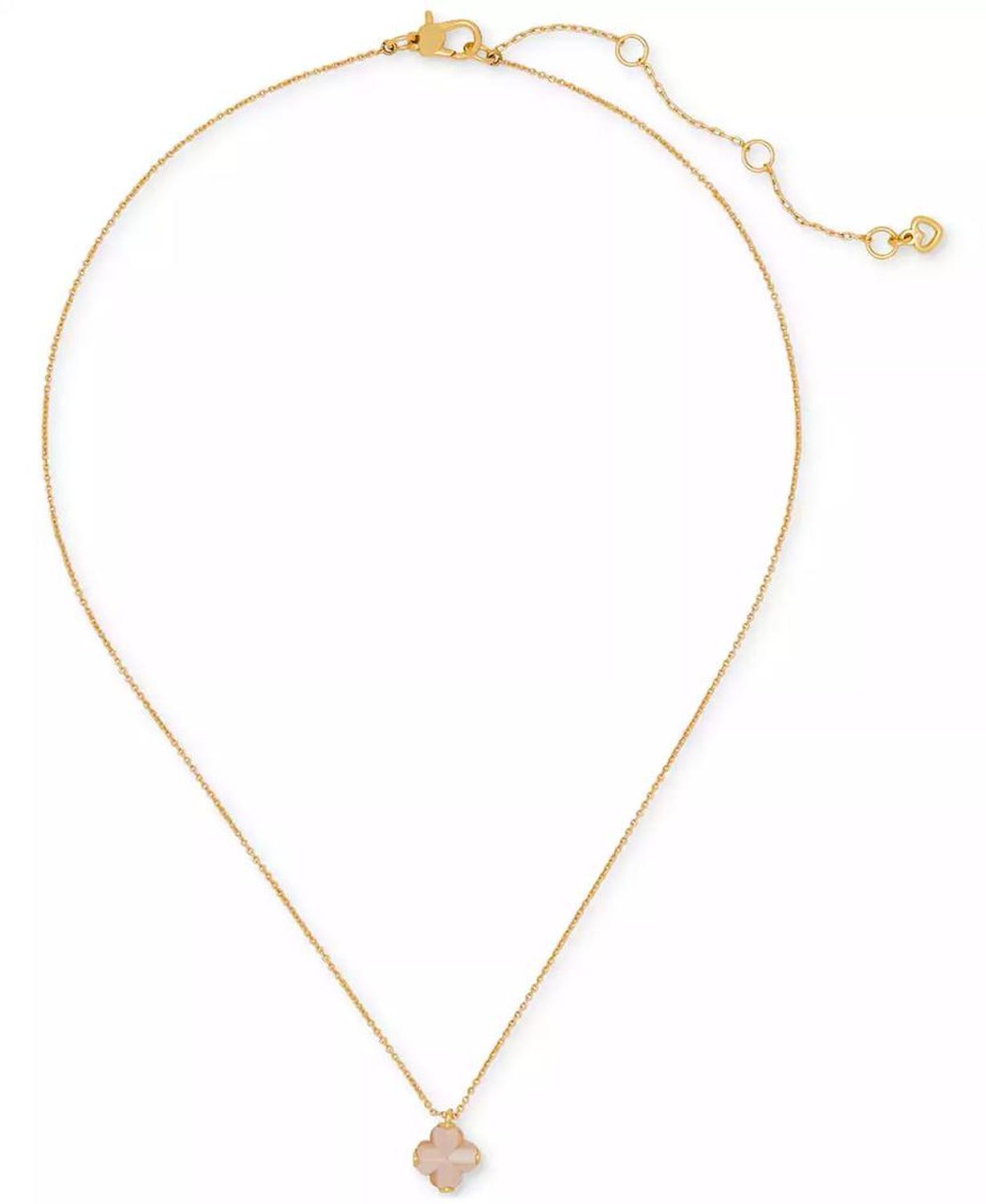 Gold-Tone Mini Pendant Necklace, 16" + 3" extender