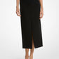 Wool Crepe Pencil Skirt