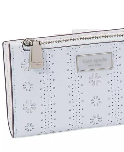 Devin Pointelle Leather Small Bifold Wallet