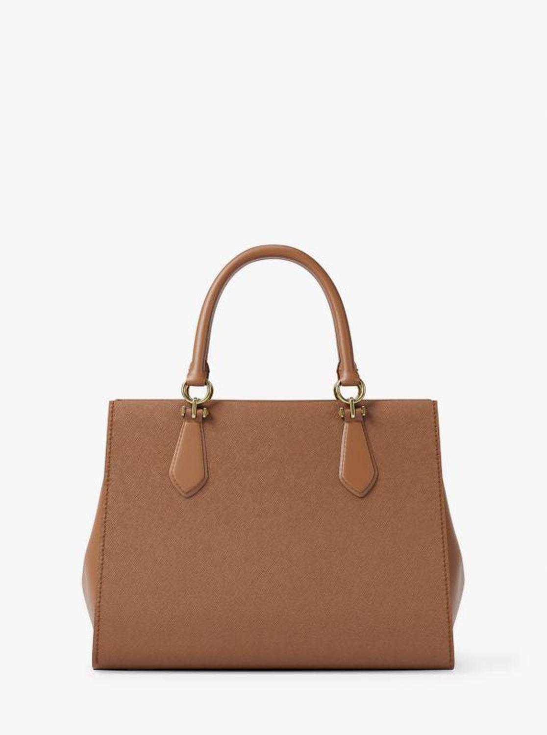 Marilyn Medium Saffiano Leather Satchel