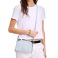 Serena Pointelle Double-Zip Dome Leather Crossbody