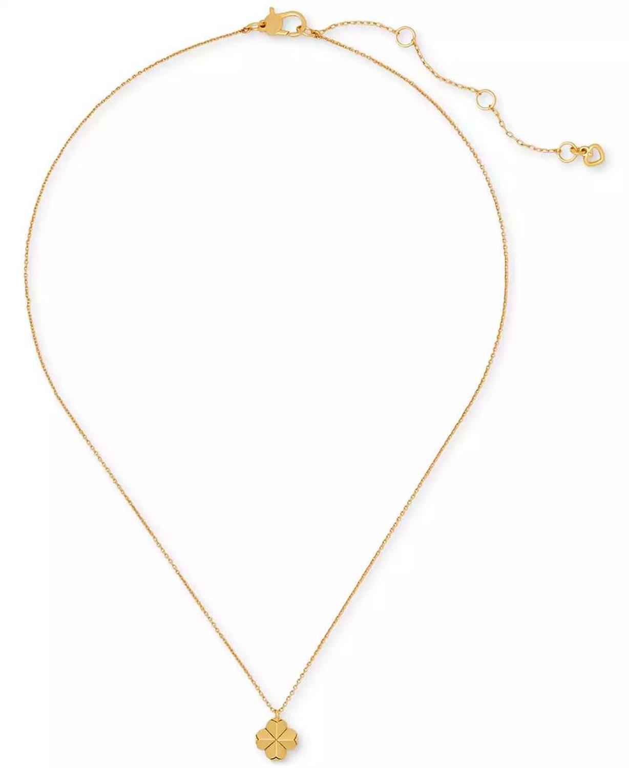 Gold-Tone Mini Pendant Necklace, 16" + 3" extender