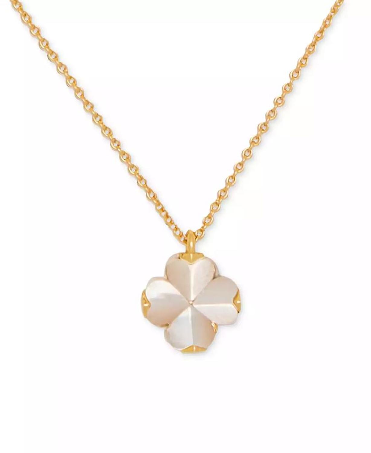 Gold-Tone Mini Pendant Necklace, 16" + 3" extender