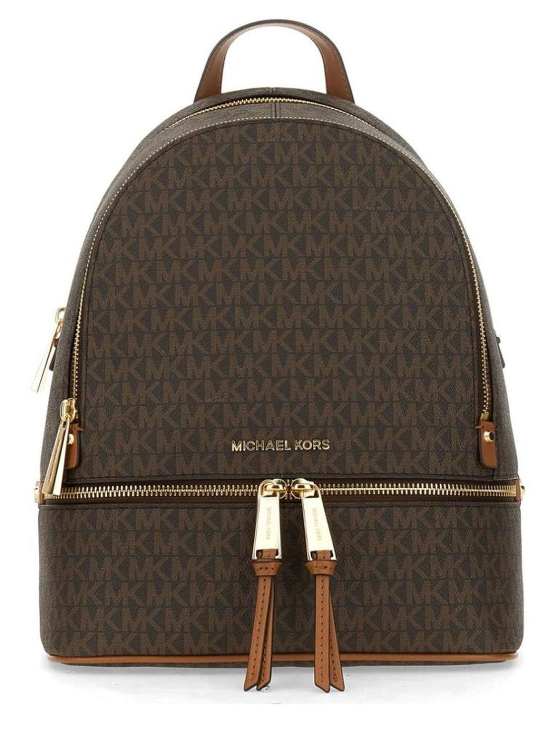 Rhea" Zipper Medium Backpack