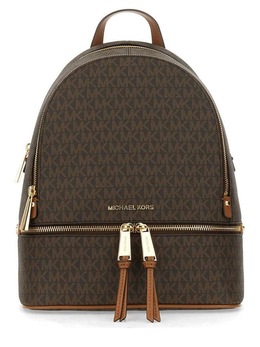 Rhea" Zipper Medium Backpack