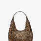 Nolita Small Cheetah Print Calf Hair Hobo Shoulder Bag