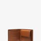 Hudson Pebbled Leather Billfold Wallet With Coin Pouch