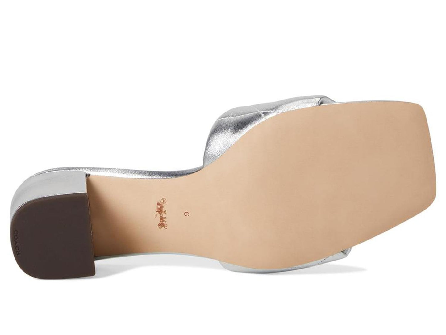 Holly Block Heel Sandals with Quilting