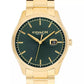 Men's Oliver Gold Tone Stainless Steel Bracelet Watch, 41mm