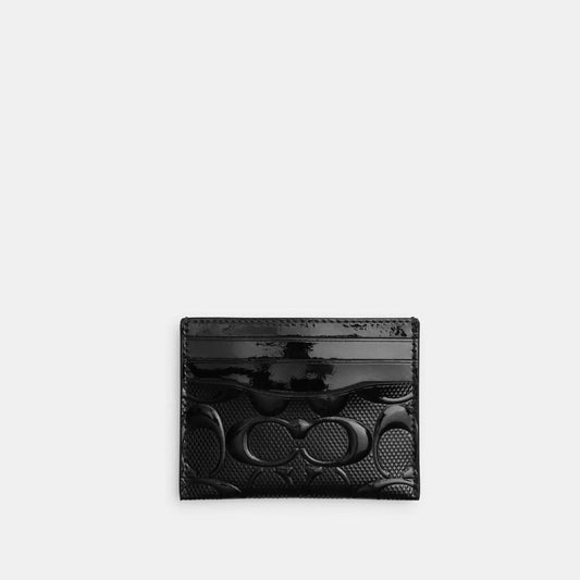 Coach Outlet Slim Id Card Case In Signature Leather