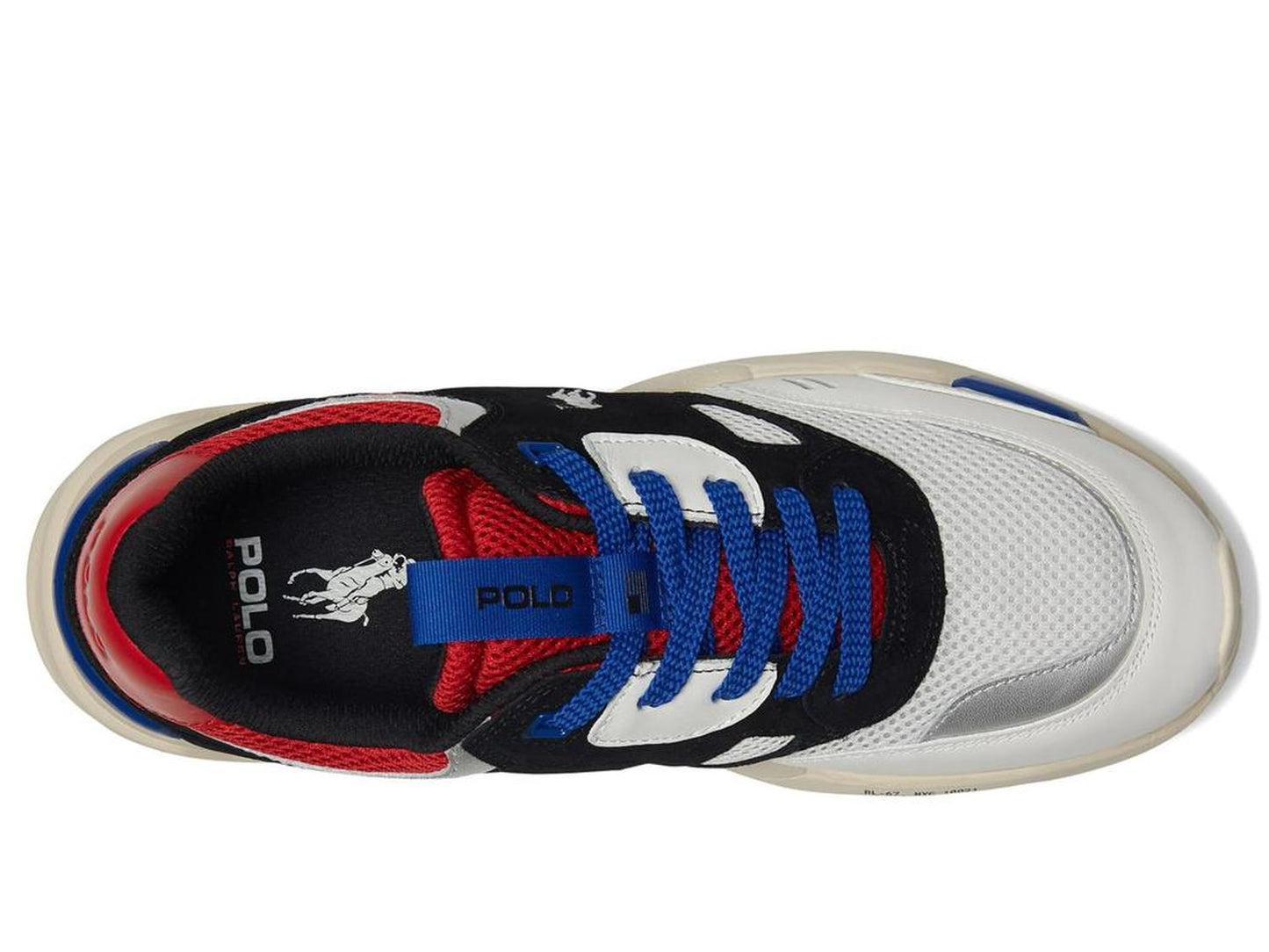 Suede Leather Mesh-Polo Jgr Pp-Sneakers-Low Top Lace