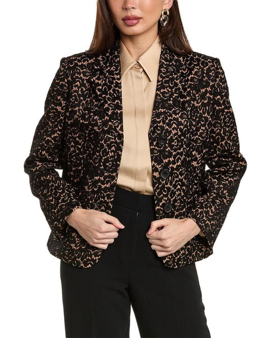 Michael Kors Collection Bonded Lace Jacket