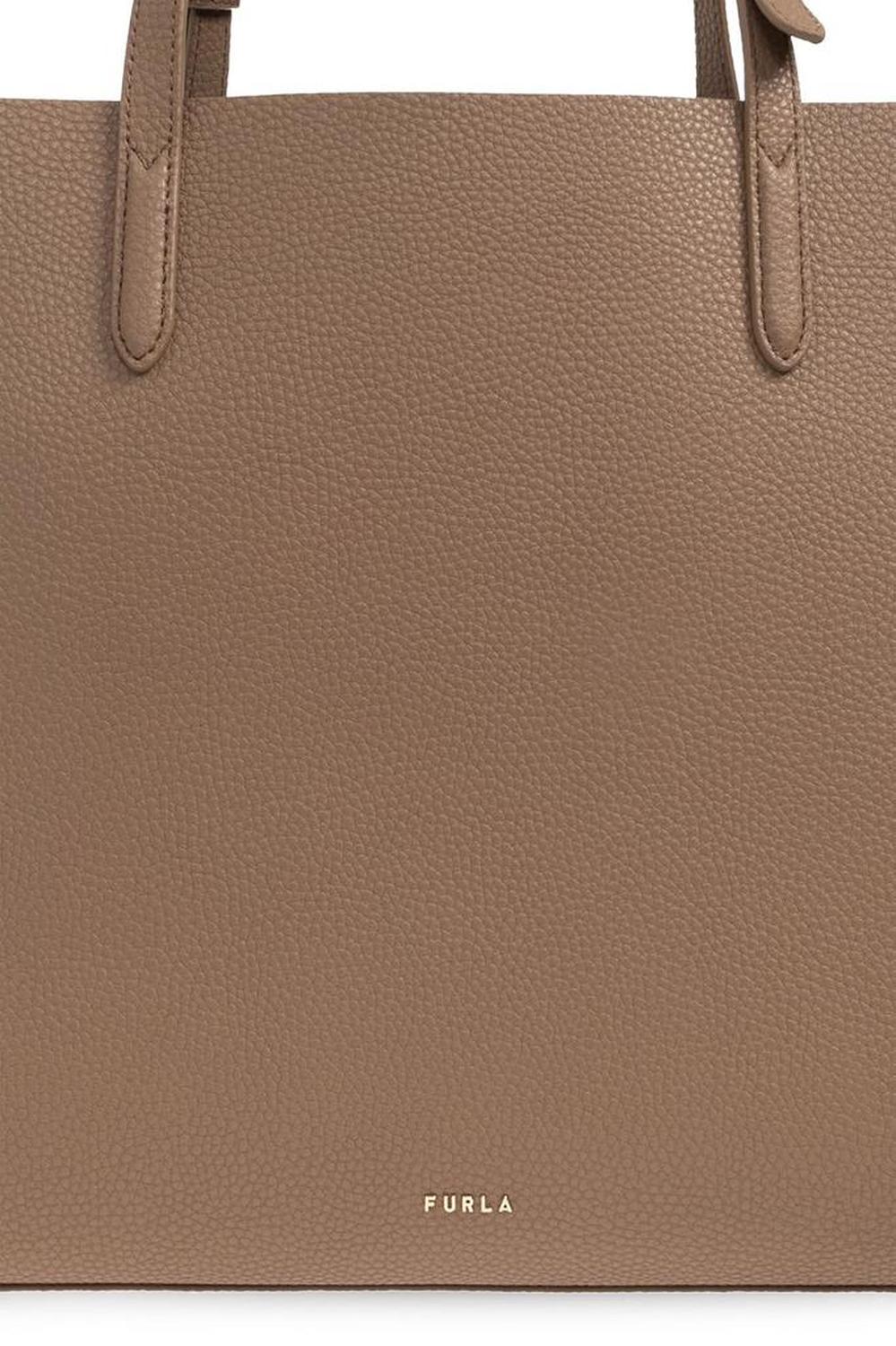 Furla Ava Logo Printed Large Shopper Bag