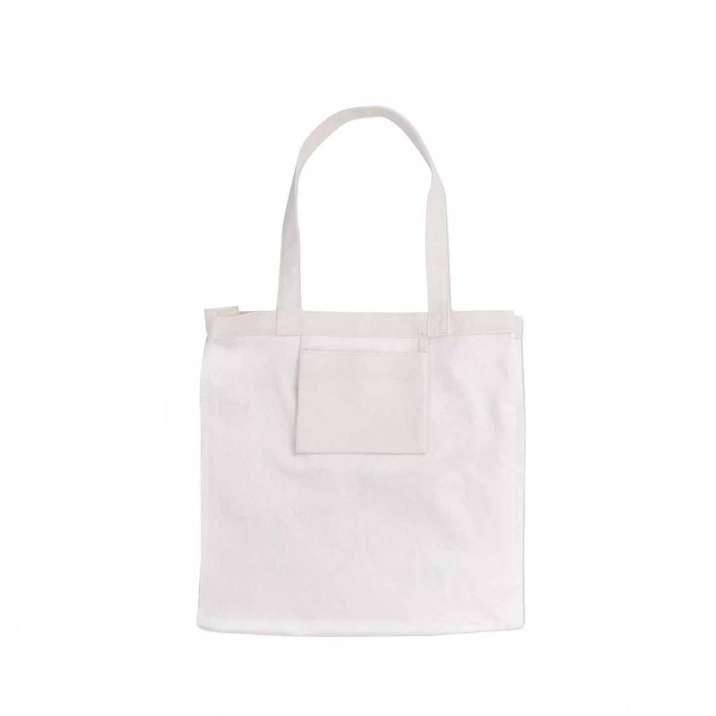 Women's Canvas Bookshelf Book Tote Bag In Beige