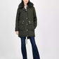 Women's Faux-Fur-Trim Hooded Puffer Coat