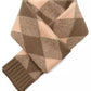 Women's Argyle Knit Muffler Scarf