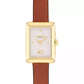 Women's Mara Saddle Leather Strap Watch, 19 x 26mm