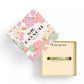 Signature Faux Stone Tea Rose Enamel Bangle Boxed Bracelet