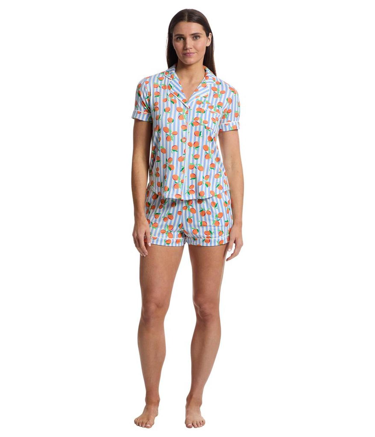 Short Sleeve Boxer PJ Set
