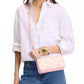 Serena Spring Pansies Leather Chain Wallet
