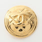 Matelasse Coco Mark Brooch Gp Gold Vintage