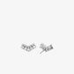 Pavé Chevron Stud Earrings