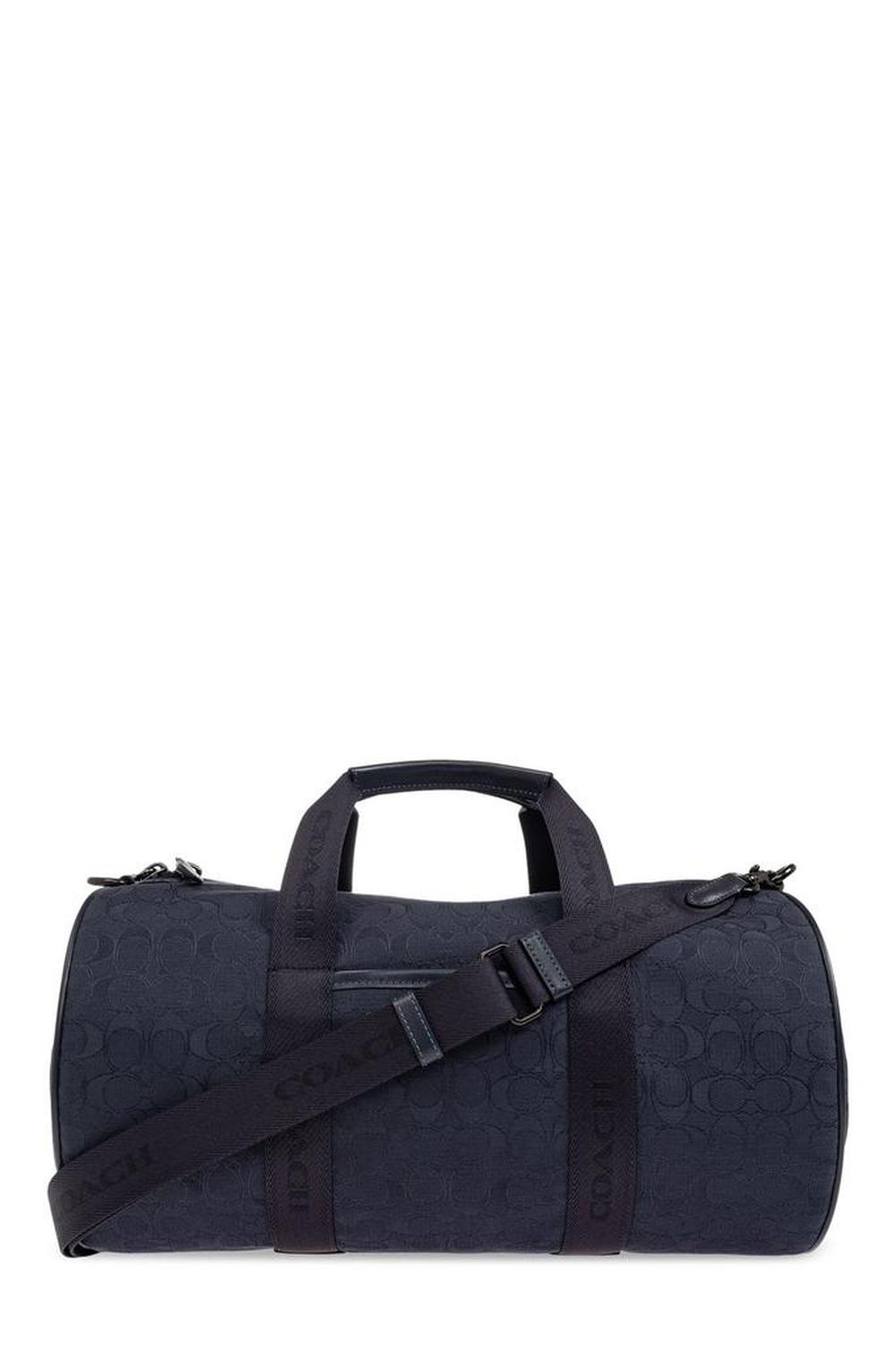 Coach Signature Jacquard Theo Duffle Bag