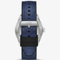 Oversized Accelerator 2.0 Silver-Tone and Textured Silicone Watch