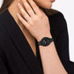 Women's Kitt Black Silicone Strap Watch, 35.4mm