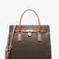 Hamilton Moderne Large Signature Logo Satchel
