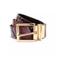 Women's 32mm Snake Embossed Reversible Belt